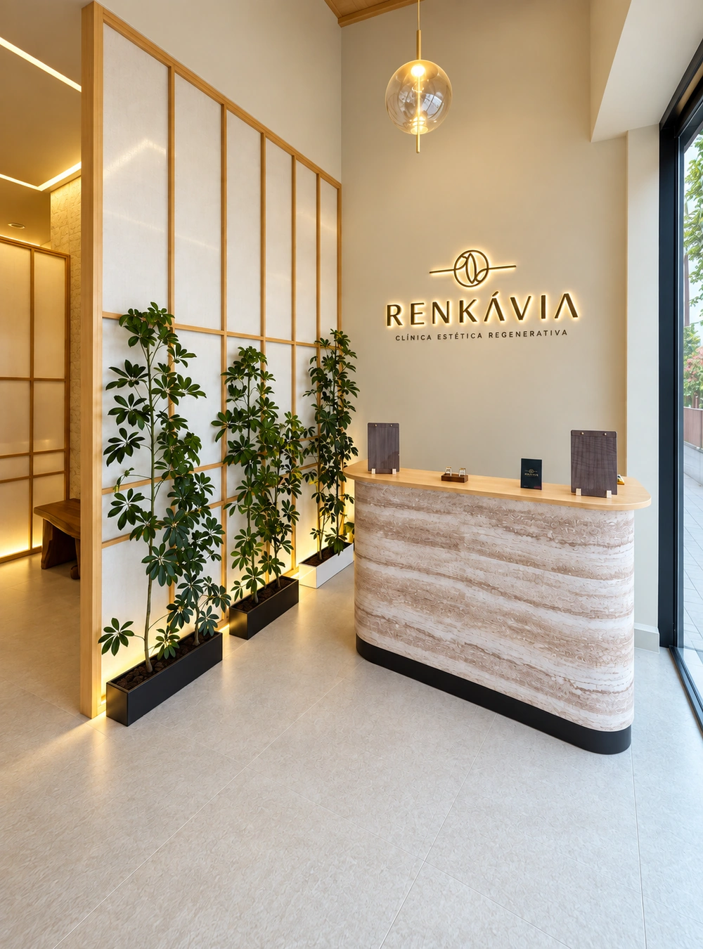 Ambiente interior de la clínica RENKÁVIA